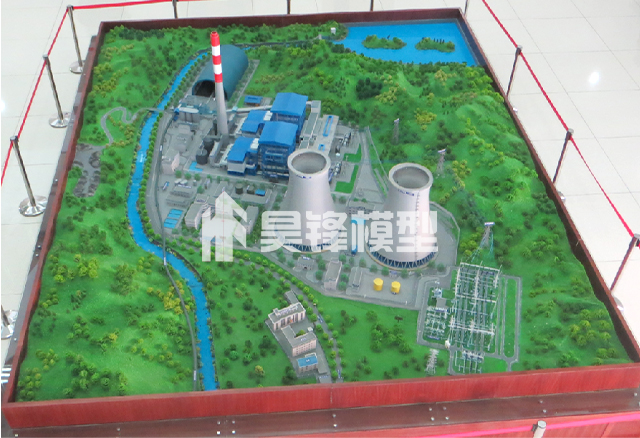 云南工业沙盘模型-云南能投火电项目